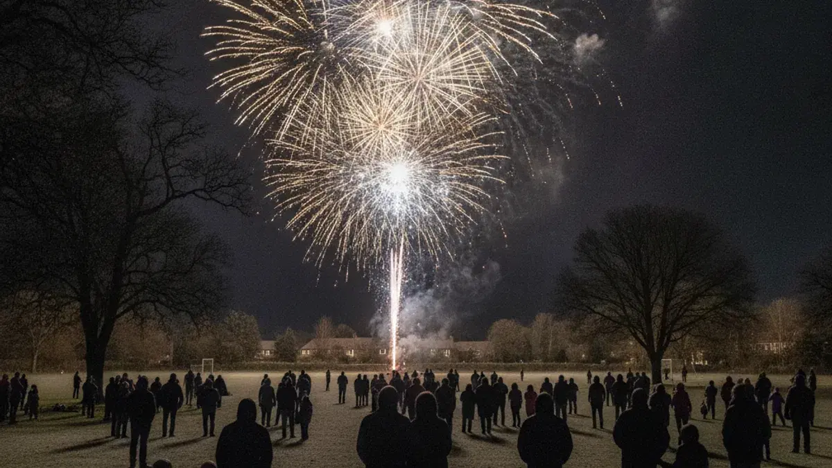 Bonfire Night in Gosforth